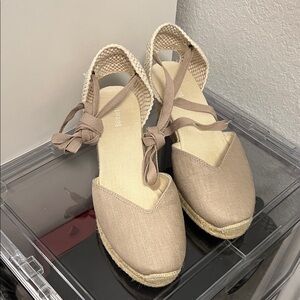 Soludos Beige Espadrille Flats